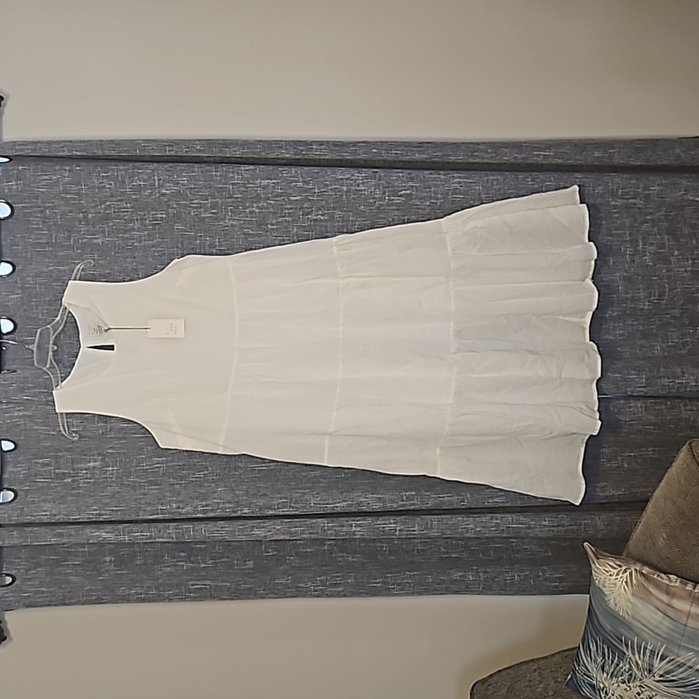 A New Day cream tired dress